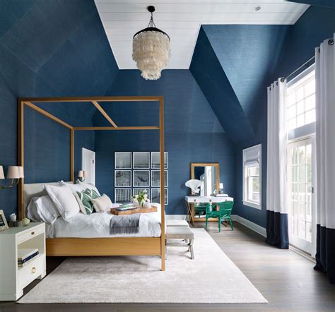 bedroom interior design blue